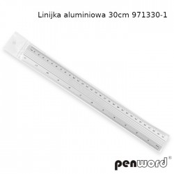 LINIJKA ALUMINIOWA 30cm 971330-1