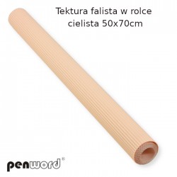 TEKTURA FALISTA W ROLCE CIELISTA 50x70cm