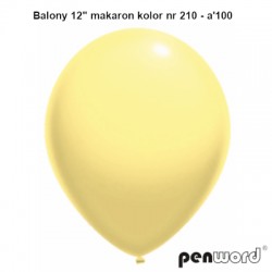 BALONY 12" MAKARON KOLOR NR 210 - a'100