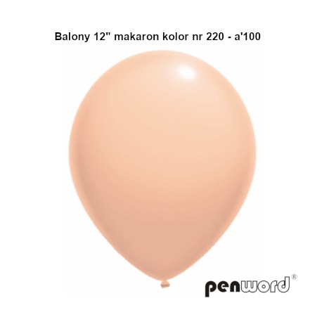 BALONY 12" MAKARON KOLOR NR 220 - a'100
