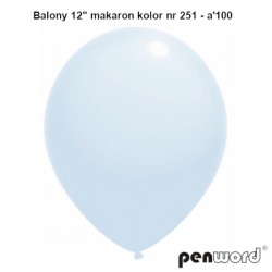 BALONY 12" MAKARON KOLOR NR 251 - a'100
