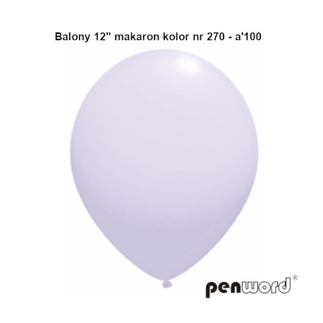 BALONY 12" MAKARON KOLOR NR 270 - a'100