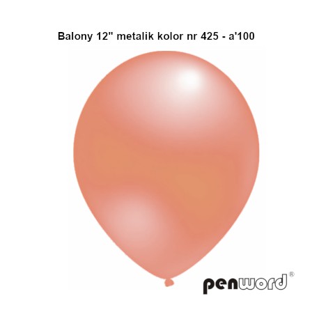 BALONY 12" METALIK KOLOR NR 425 - a'100
