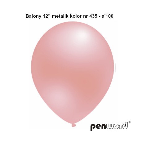BALONY 12" METALIK KOLOR NR 435 - a'100