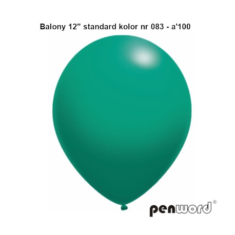 BALONY 12" STANDARD KOLOR NR 083 - a'100