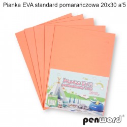 PIANKA EVA STANDARD POMARAŃCZOWA 20X30 a'5