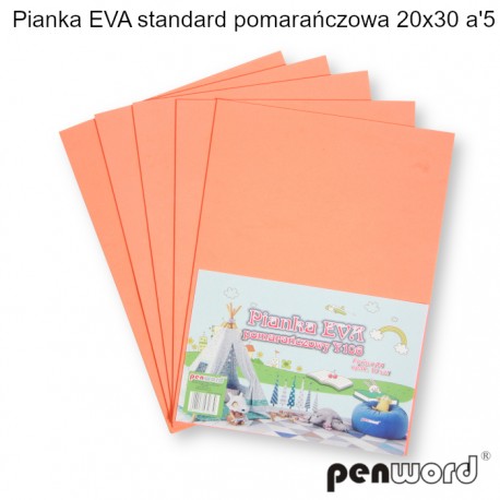 PIANKA EVA STANDARD POMARAŃCZOWA 20X30 a'5