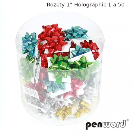 ROZETY 1" HOLOGRAPHIC 1  a'50
